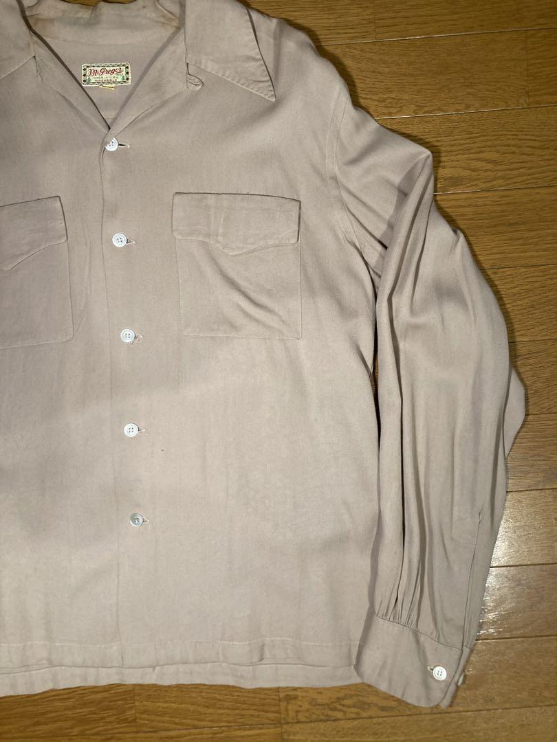 40s マックレガー ヴィンテージ レーヨン ギャバシャツ 画像5