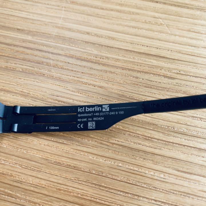 ic!berlin 正規品 独製 Jesse 黒 サングラス アイシーベルリン