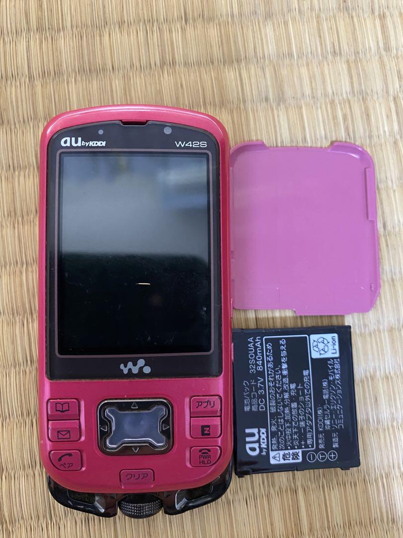 au SONY エリクソン ウォークマン 携帯 W42Sアウトレット