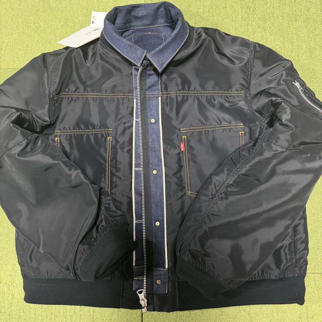 Levi's x sacai リバーシブルジャケット サイズ3 Levi's® X Sacai Men's Denim X Nylon Twill Reversible Blouson