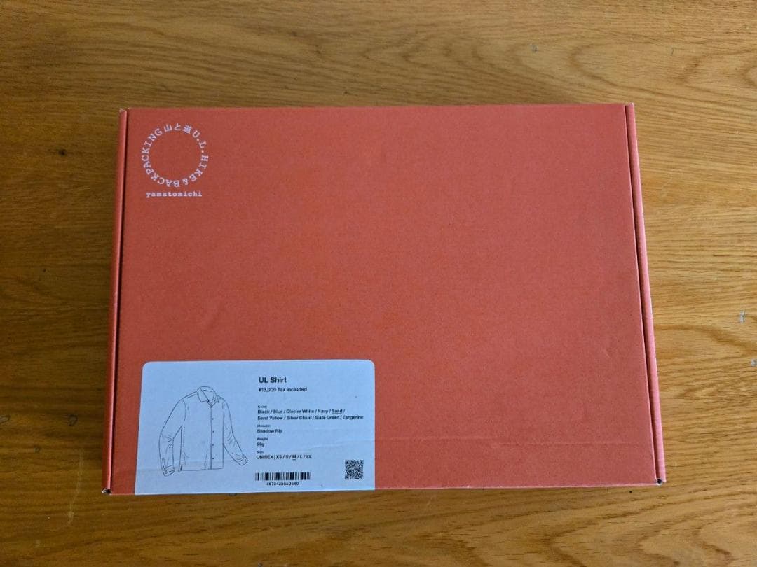 山と道 UL Shirt ULシャツ Sand(2025) Mサイズ 山と道 UL Shirt ULシャツ Sand(2025) Mサイズ