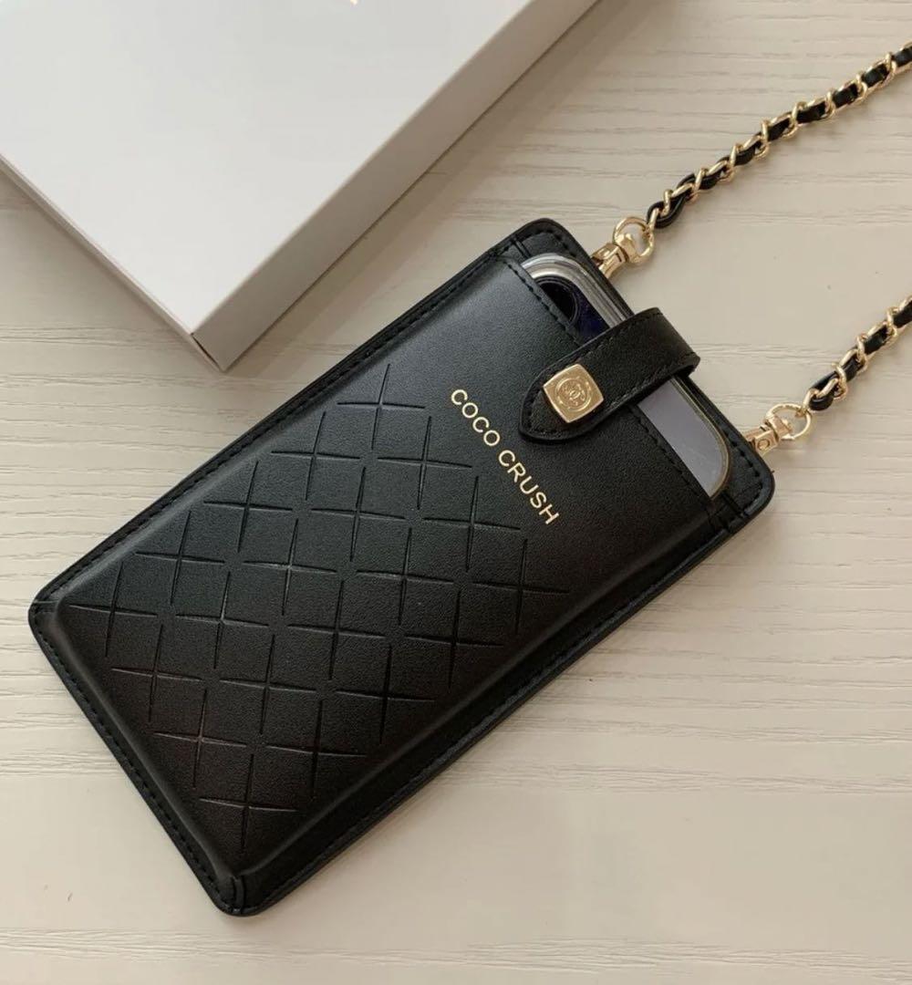 CHANEL シャネル ノベルティ ココクラッシュ スマホ ショルダーバッグ