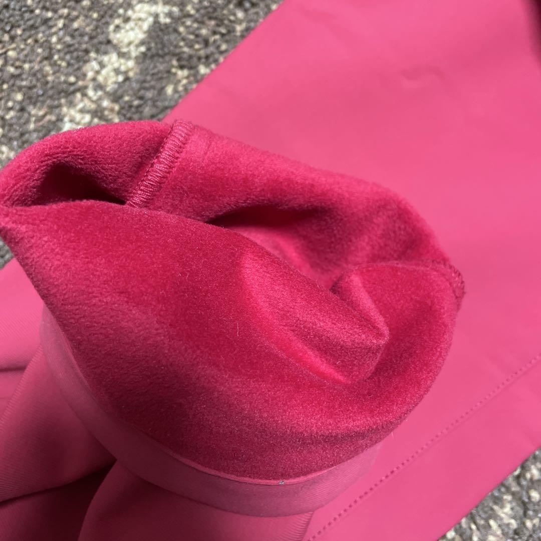 極美品PEALY GATESマスターバニー レディース 裏起毛パンツ赤 サイズ0