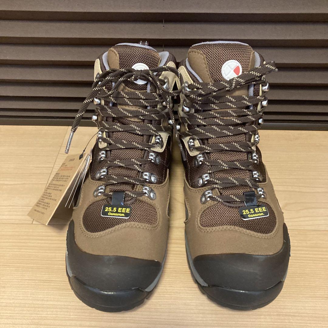 新品 キャラバン トレッキングシューズ C1 02S 25.5cm ブラウン