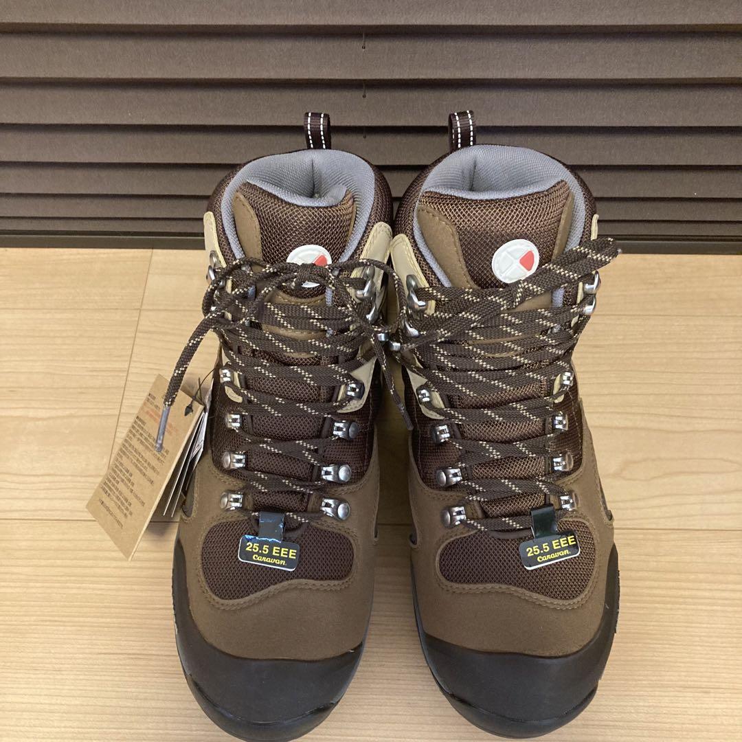 新品 キャラバン トレッキングシューズ C1 02S 25.5cm ブラウン