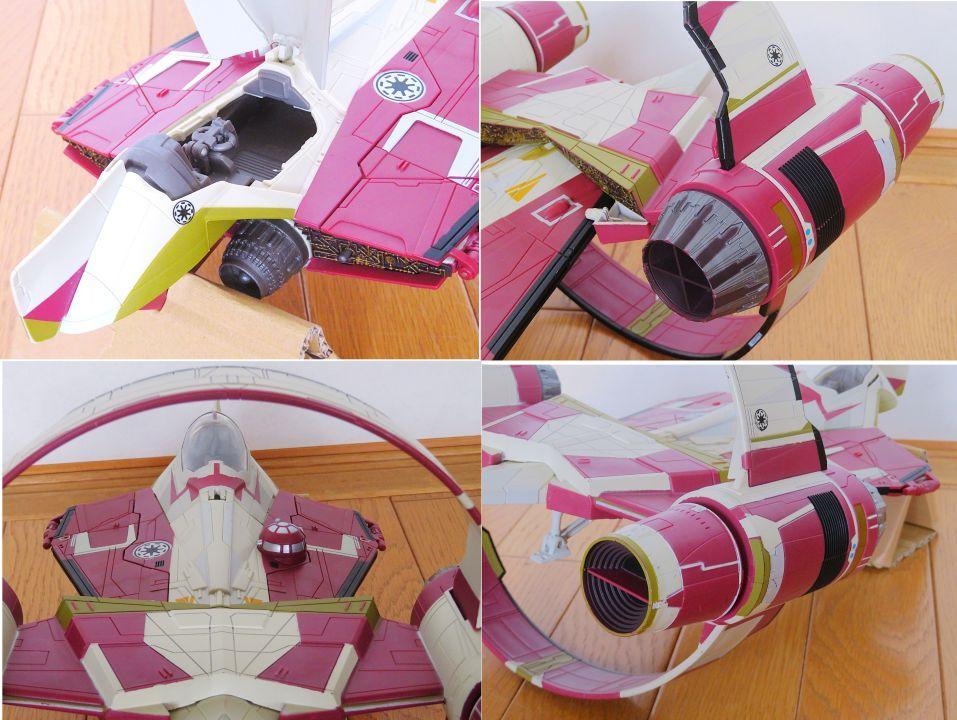 【希少中古お得セット】スターウォーズEPⅡ・Ⅲ　Vウィング他スターファイター