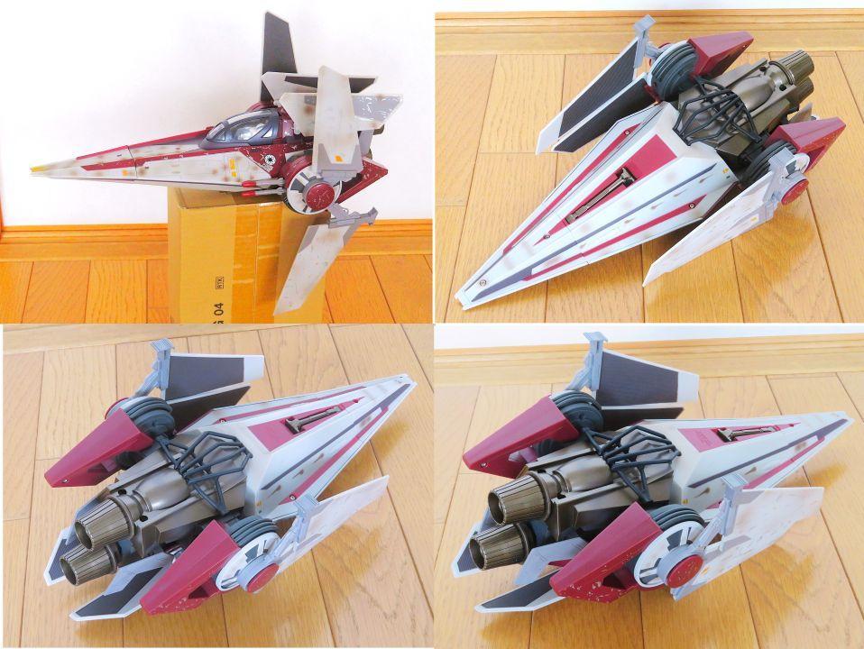 【希少中古お得セット】スターウォーズEPⅡ・Ⅲ　Vウィング他スターファイター