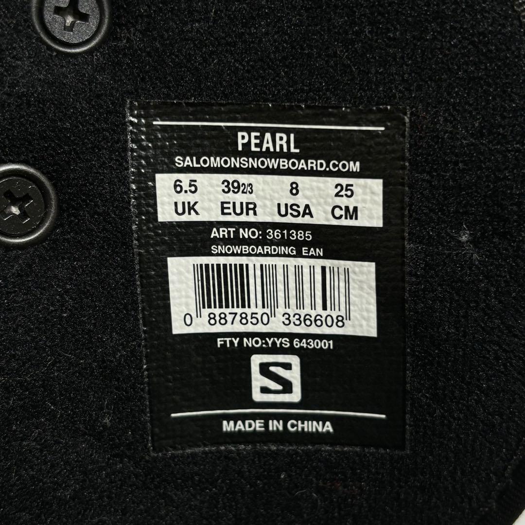 Salomon PEARL スノーブーツ スノボ ウィンタースポーツ 25cm