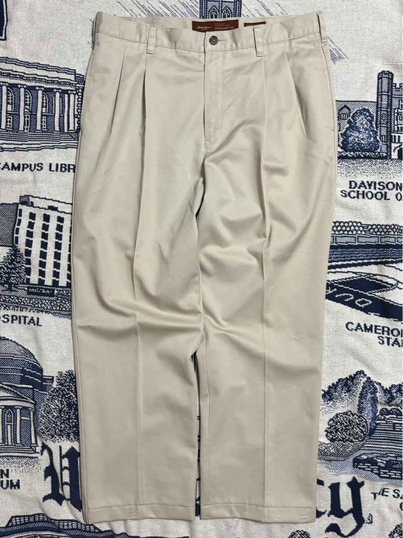 【バギーパンツシルエット】00s Eddie Bauer チノパン w36