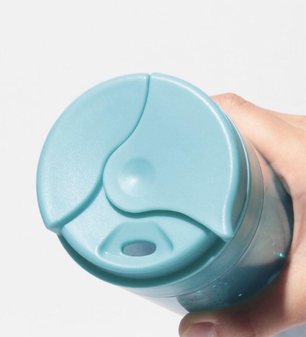 スタバ　ウォーターインタンブラーターコイズ　 耐熱グラスマグメダルデュアル　新品