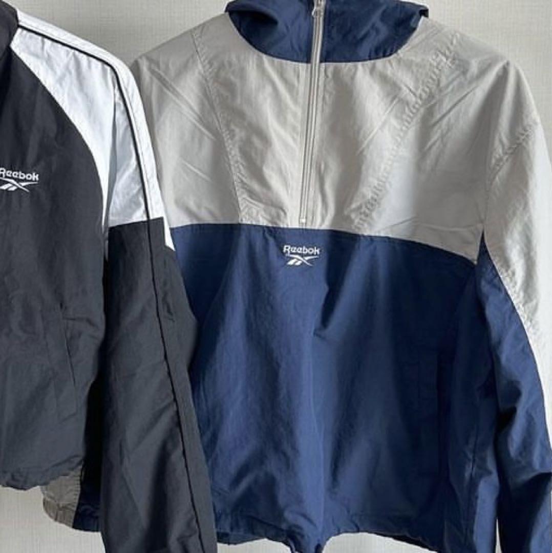 しまむらReebokナイロンハーフジップ アノラックパーカー - メルカリ