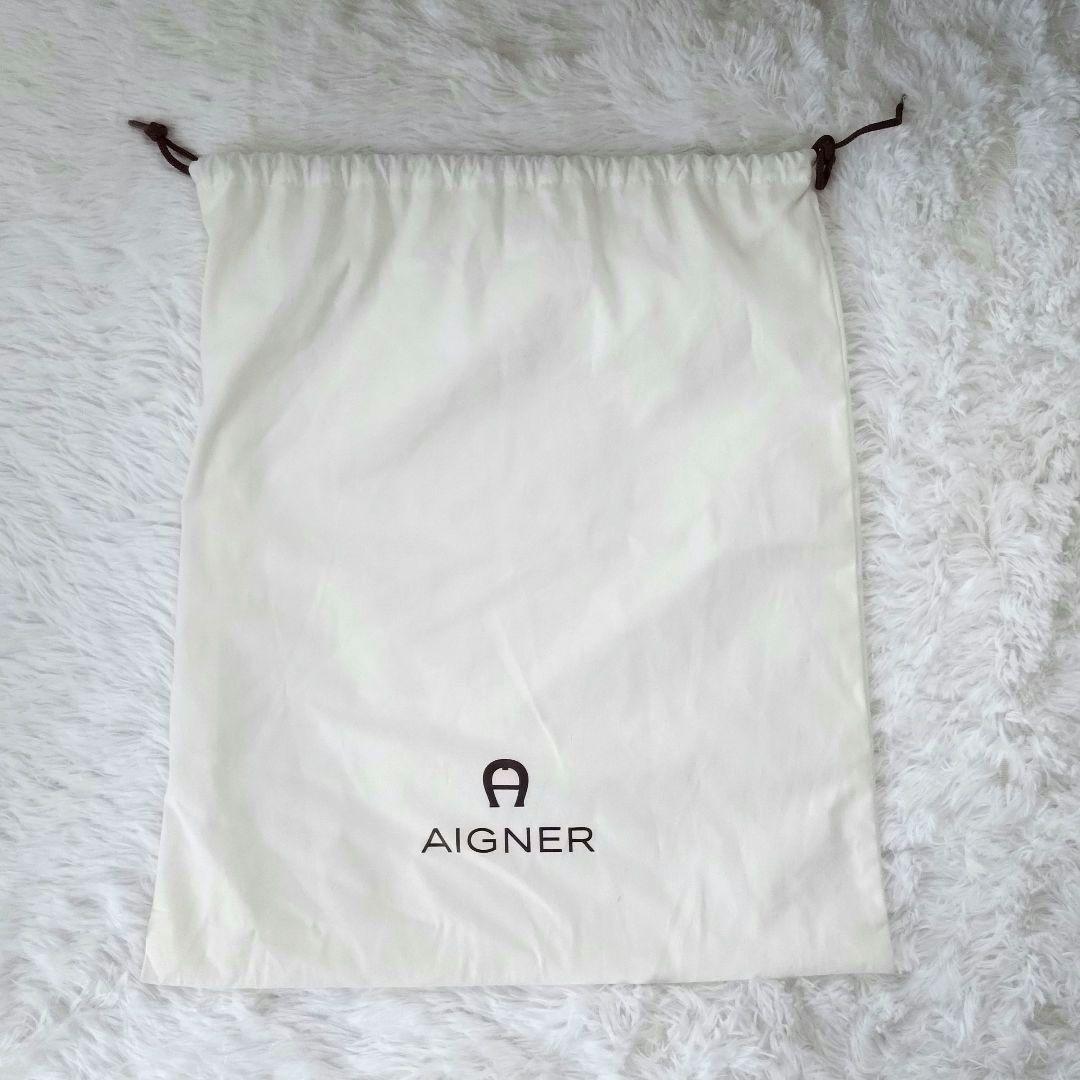 AIGNER アイグナー　本革カバン　バッグ　白