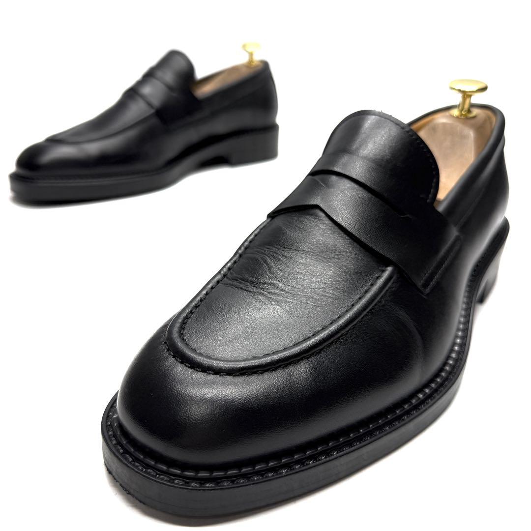 ZARA ザラ コインローファー ペニーローファー ブラック レザー 美品