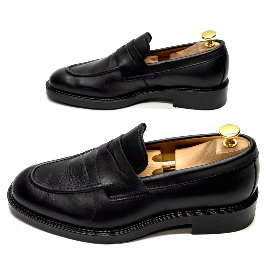 ZARA ザラ コインローファー ペニーローファー ブラック レザー 美品