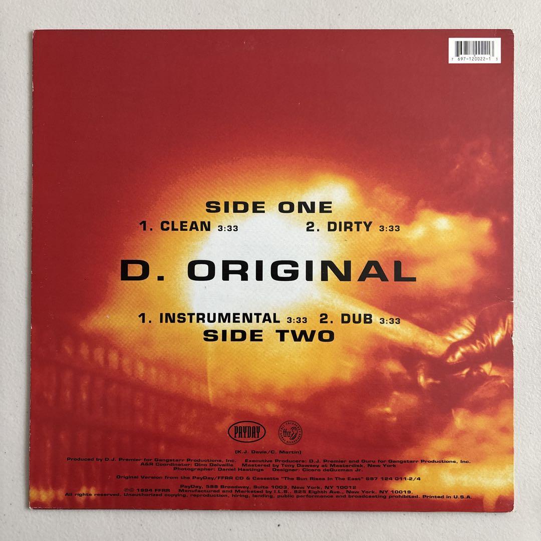 洋楽 Jeru The Damaja - D. Original DJ Premier