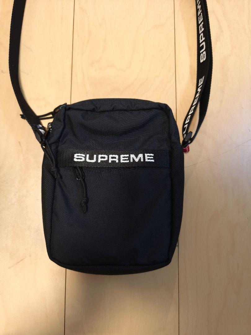 SUPREME ショルダーバッグ ブラック FW22