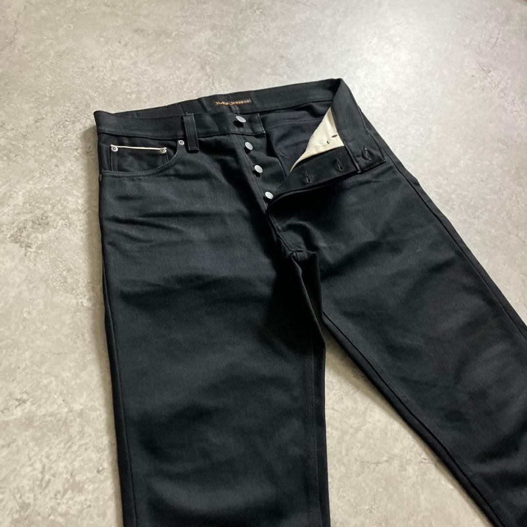 セルビッチ nudie jeans STEADY EDDIE 30 ブラック 黒