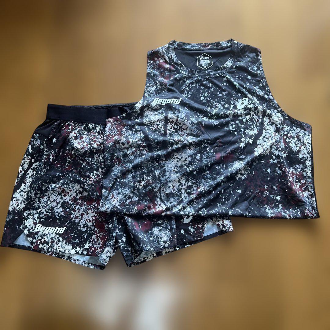 ASICS 5インチショートパンツ&ノースリーブ