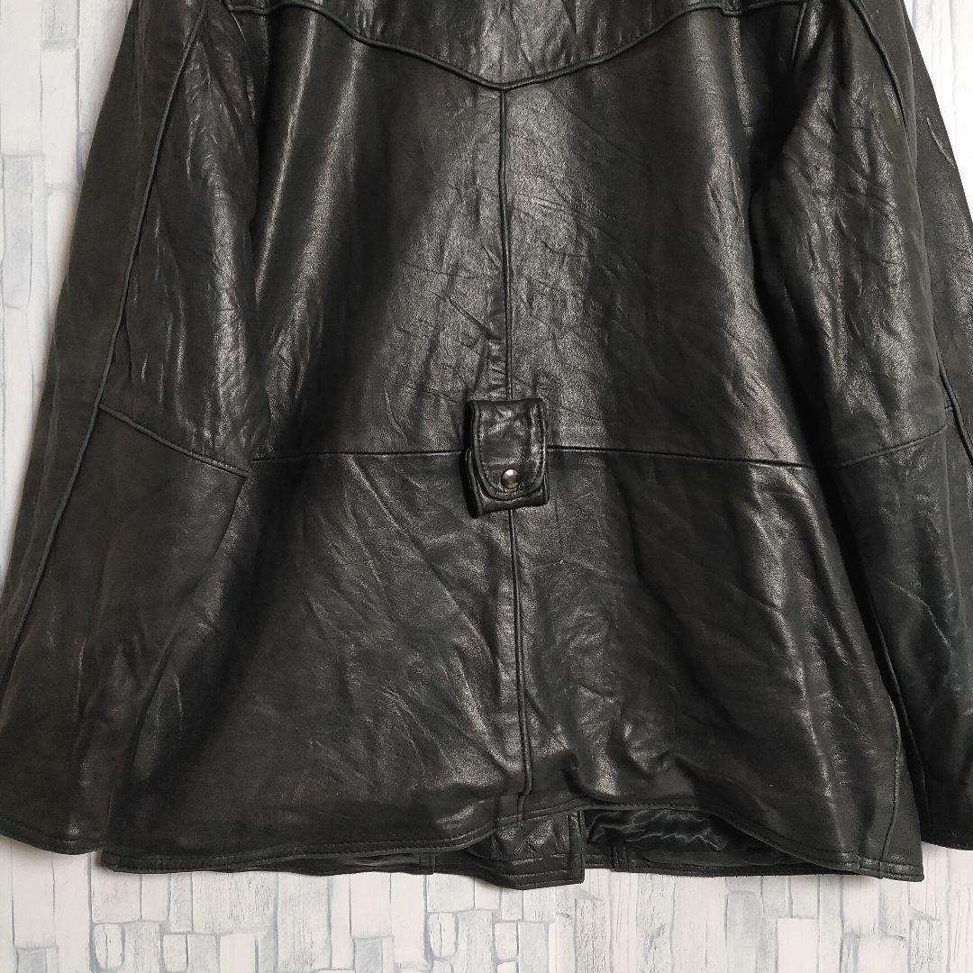 本革 シングル ライダースジャケット レザージャケット アウター ジップアップ