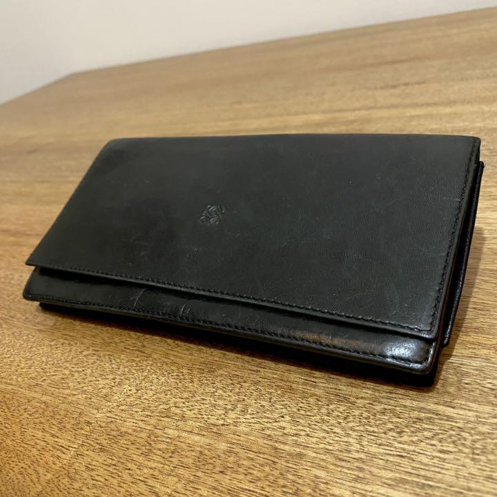 LOEWE ロエベ ラム革 長財布 黒 ブラック 財布 メンズ レディース 本革 - メルカリ LOEWE ロエベ ラム革 長財布 黒 ブラック 財布 メンズ レディース 本革 - メルカリ