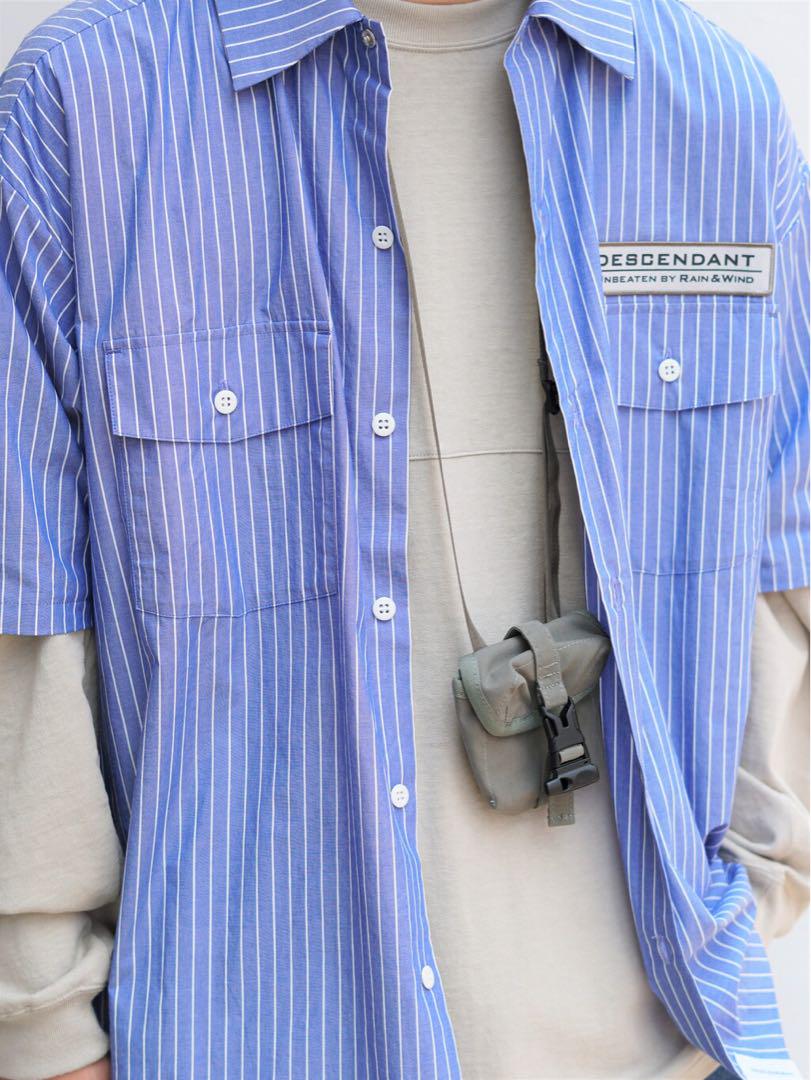 トップス DESCENDANT RANDY STRIPE SS SHIRT DESCENDANT RANDY STRIPE SS SHIRT
