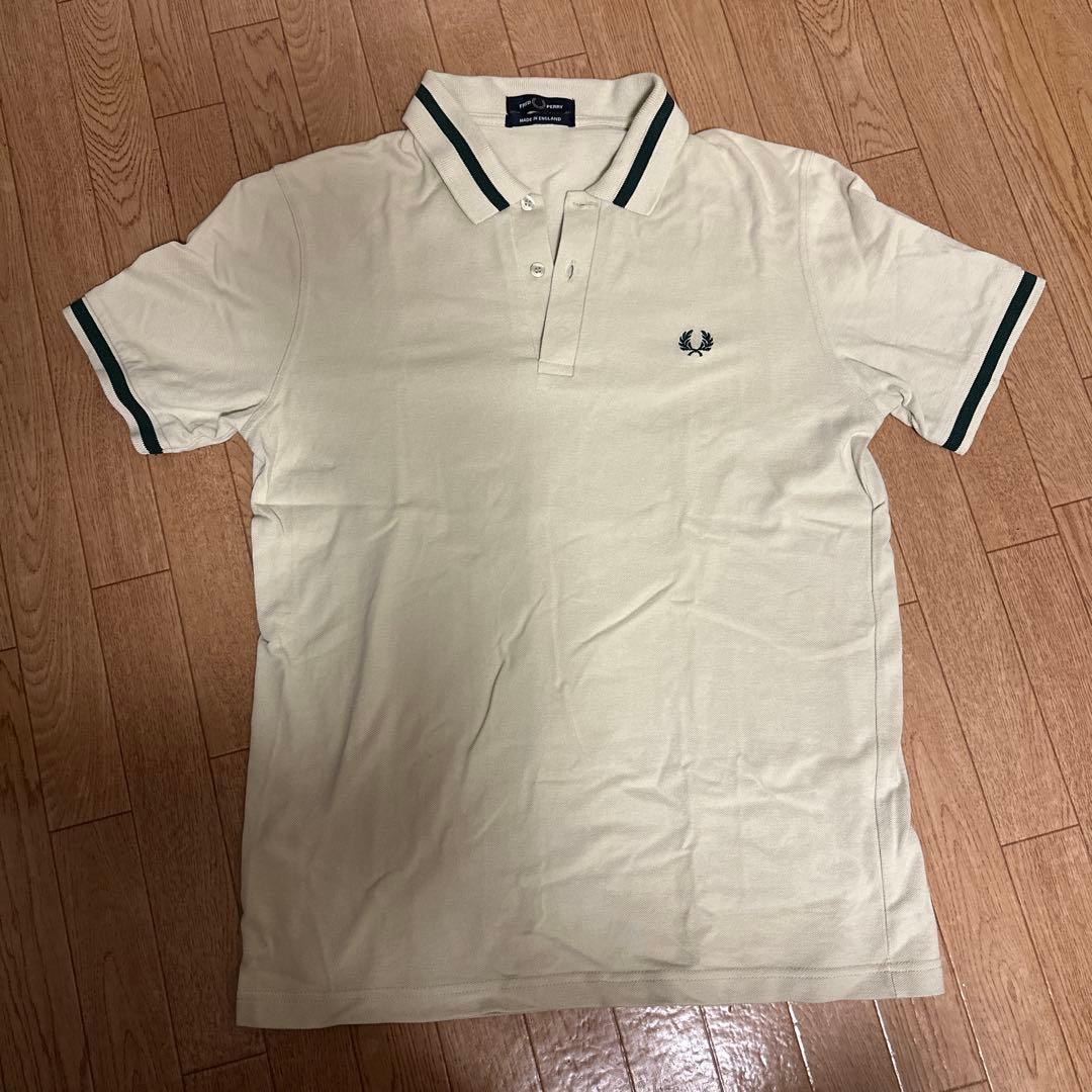 Fred Perry アイボリー ポロシャツ イングランド製