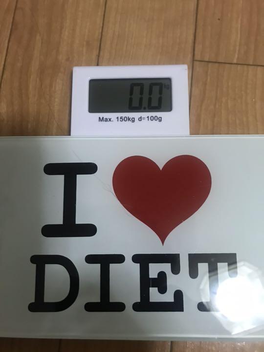 ELECTRONIC  PERSONAL SCALE I❤️DIET 体重計