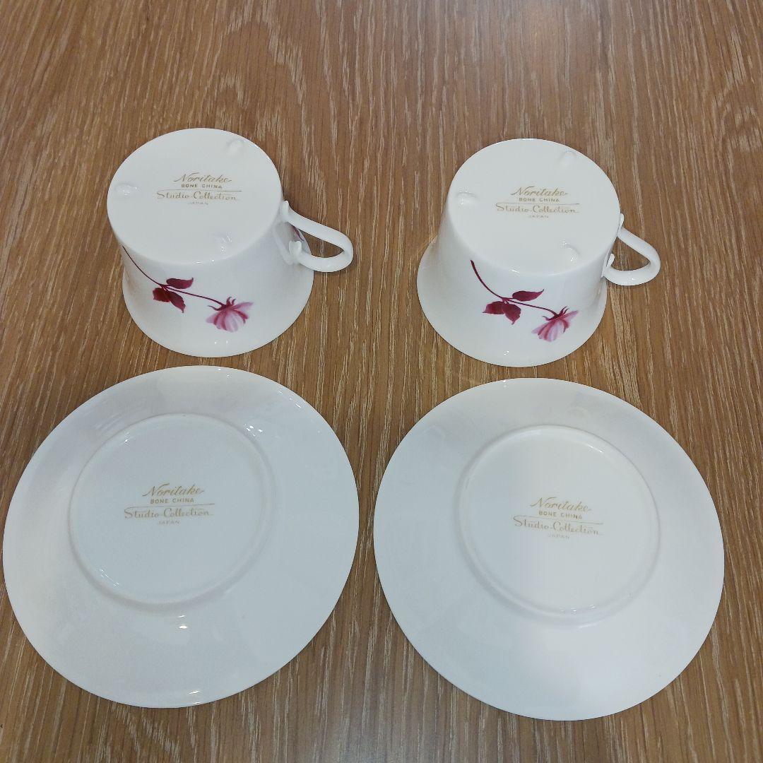 Noritake ボーンチャイナ ティーカップ・ソーサー 2個セット