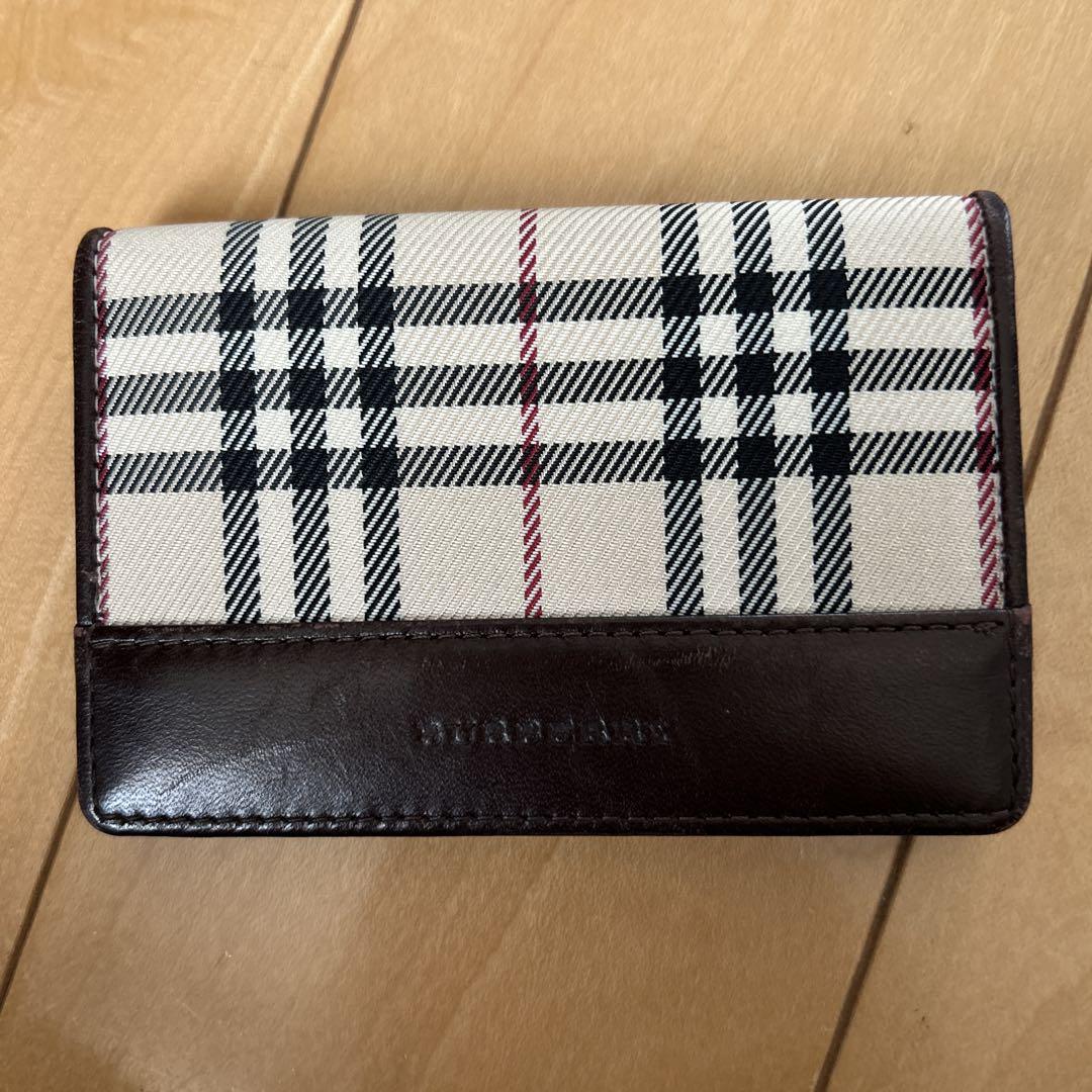 専用のお品物】Burberry 名刺入れ チェック柄／ボルドー