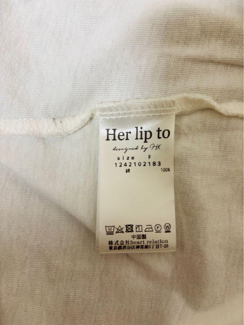 トップス Herlipto Cherish Tee