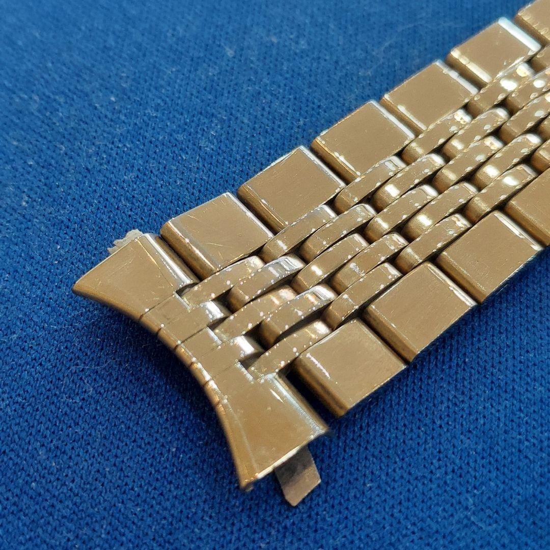 【時計部品】 SEIKO セイコー ロードマチック金属バンド (ゴールドカラー)