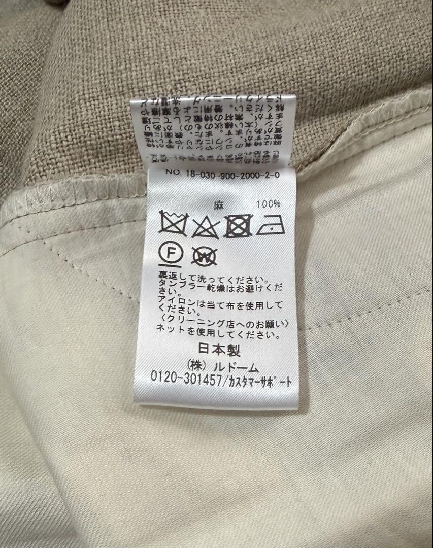 IENA リネンパンツ ワイド タックパンツ リネン100% 新品 未使用