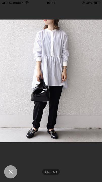 SHIPS for woman 未使用 タグ付 ペプラムチュニック丈ブラウス