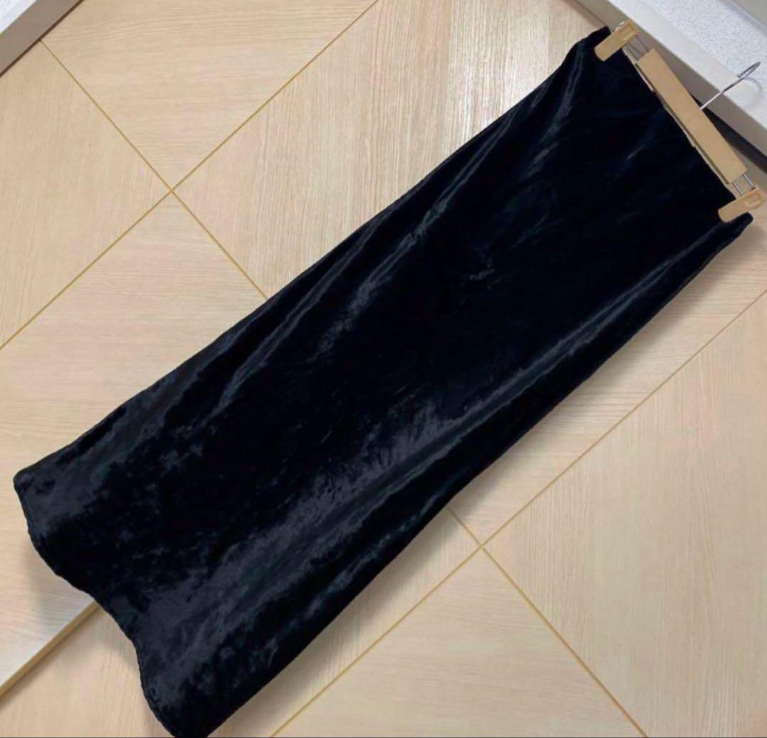 ENOF（イナフ）の「velvet long skirt（スカート）」 - WEAR