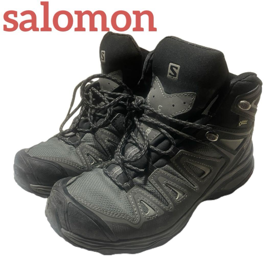 サロモン トレッキングシューズ スニーカー 登山靴 24 ゴアテックス