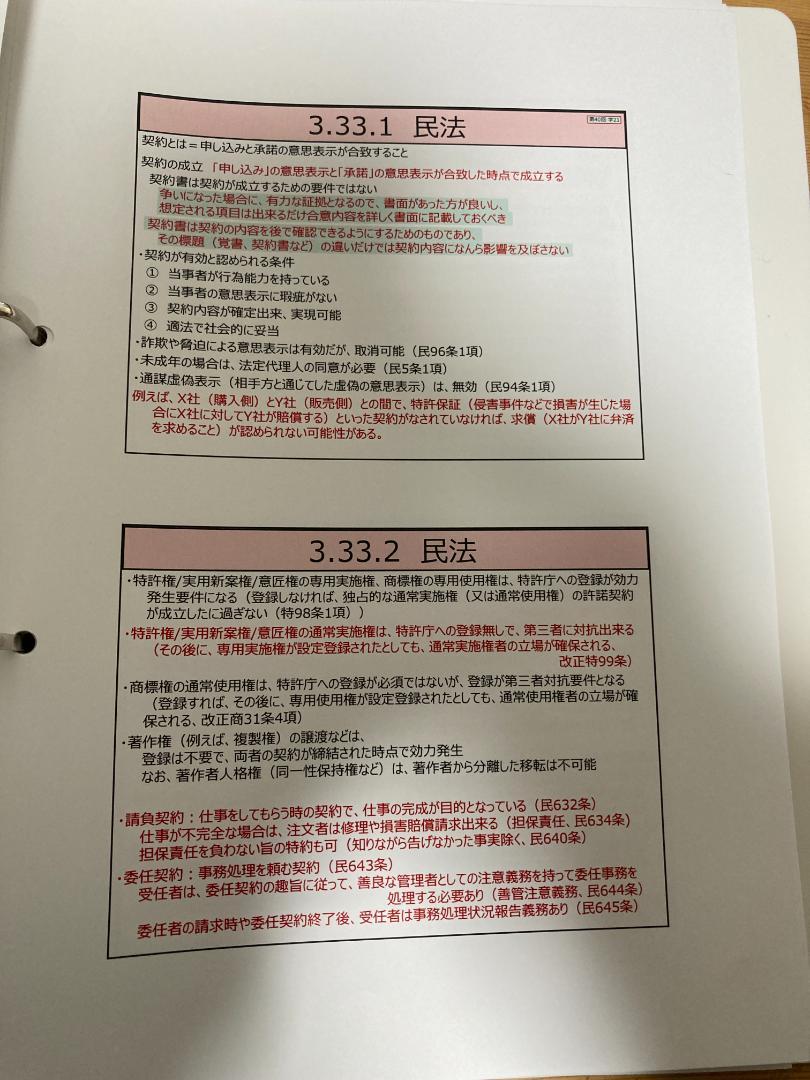知的財産管理技能検定１級対策講座【教材＋講座】（2023年版）