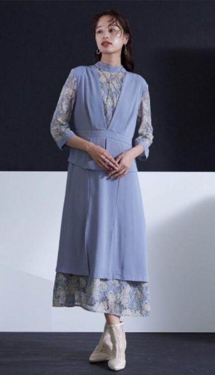 タグ付き✨　大きいサイズ✨　カラルス　ニッセン　ドレス　ワンピース　レース　6L