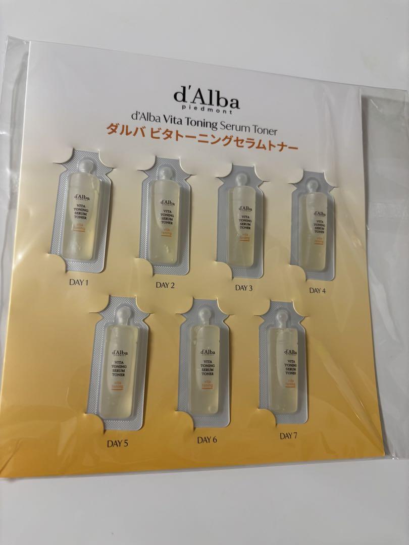 d'Alba Vita Toning セラムトナー＆カプセルクリーム 7日分