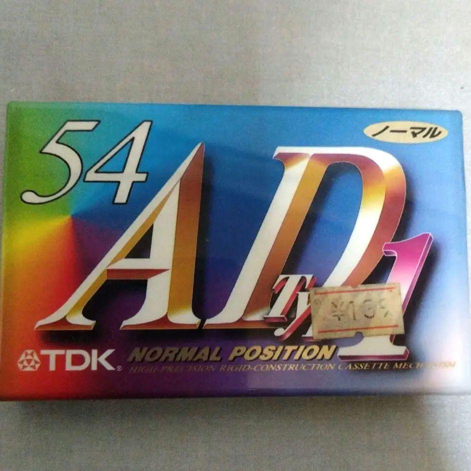 TDK AD1-54 ノーマルポジション54分カセットテープ新品 昭和