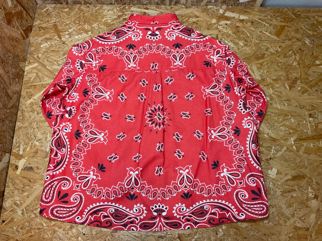 チャレンジャー CLG-SH 023-011 L/S バンダナ ネルシャツ XL