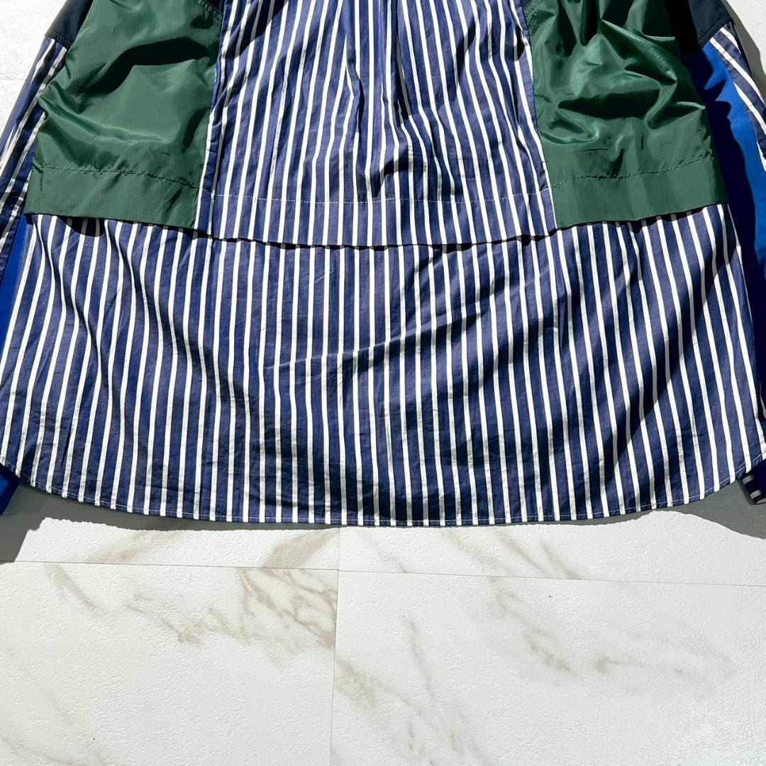 極美品✨sacai サカイ 21AW ドッキング ポプリン シャツ ジャケット