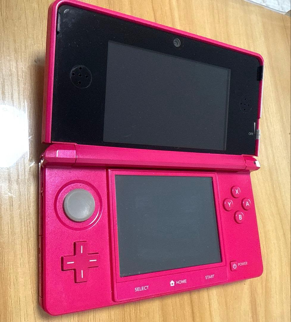 起動 済 ピンクのニンテンドー3DS 本体Nintendo 3DS UP786_INFO