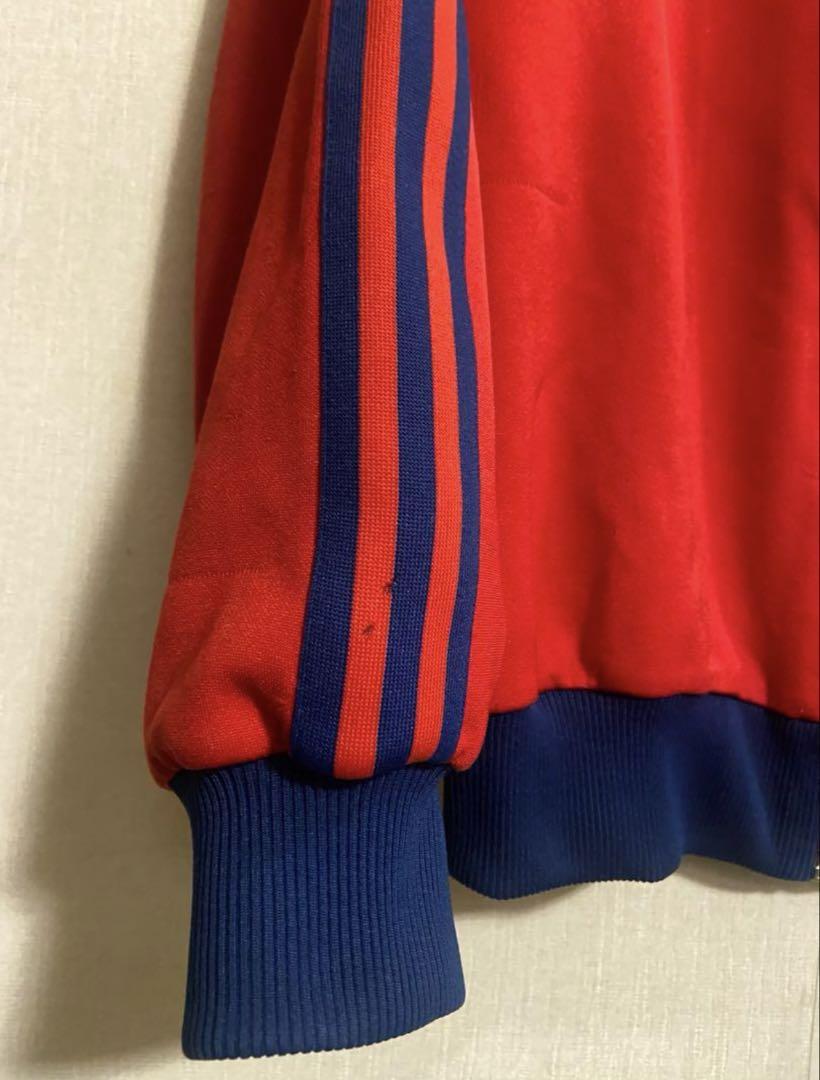 5号adidas アディダス80s ジャージ トラックジャケット赤 ADS-4F