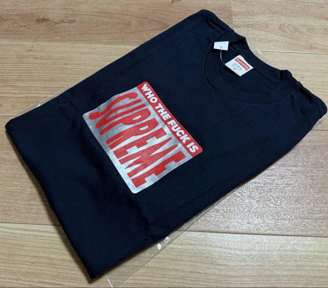 紺 Supreme WHO THE FUCK IS SUPREME Tee