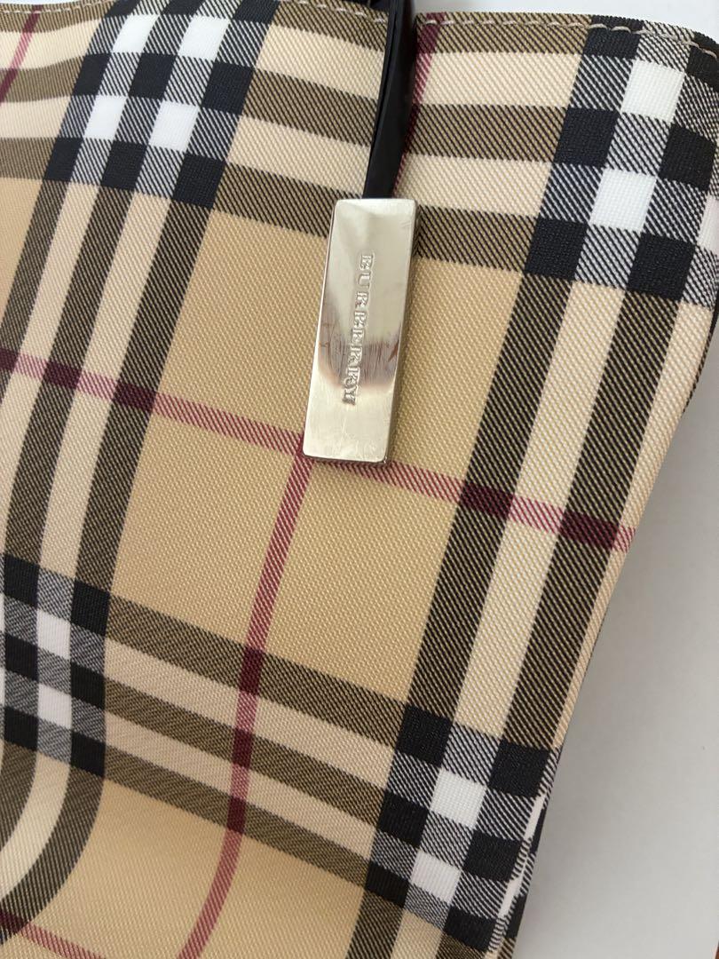 BURBERRY チェック柄トートバッグ