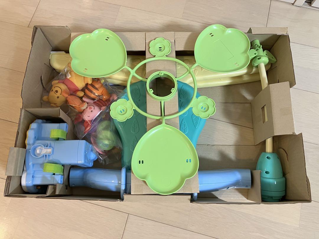 【美品】プーメリー くまのプーさん えらべる回転6wayジムにへんしんメリー