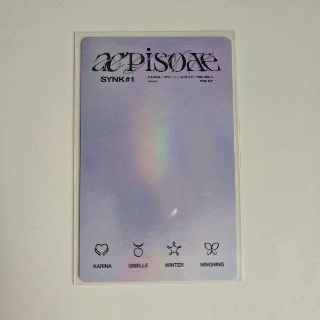 aespa ジゼル SYNK ソウル公演 VIP 入場 限定 トレカセット aespa ジゼル SYNK ソウル公演 VIP 入場限定 トレカセット