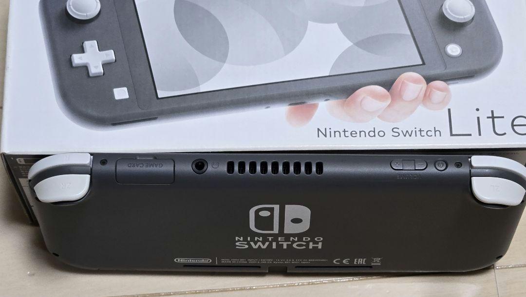 Nintendo Switch Lite グレー 本体　訳あり