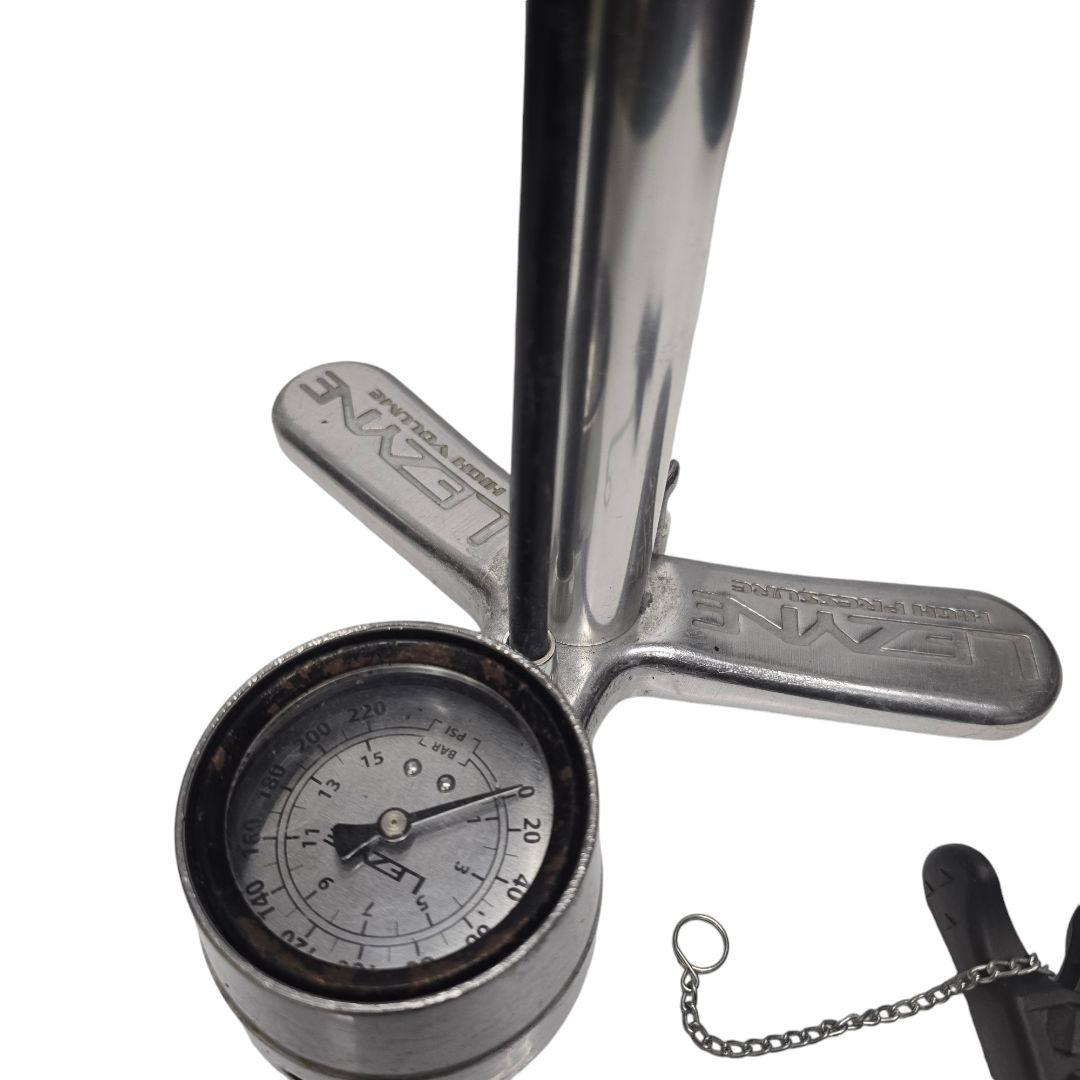 LEZYNE フロアポンプ 空気入れ メタルチック 男前インテリア