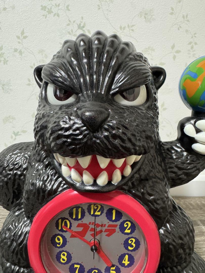 ゴジラ　目覚まし時計　動作確認済　フィギュア型